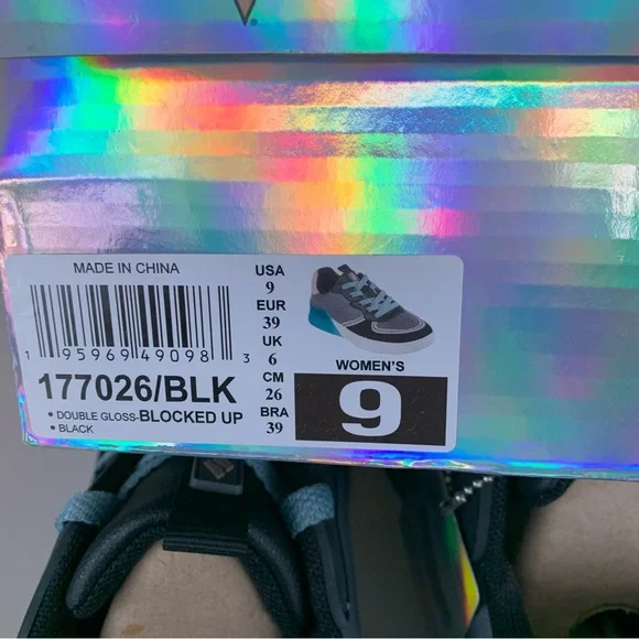 Skechers Womens Double Gloss- Blocked Up Athletic Training Shoes Sneakers US 9 M - Picture 10 of 10